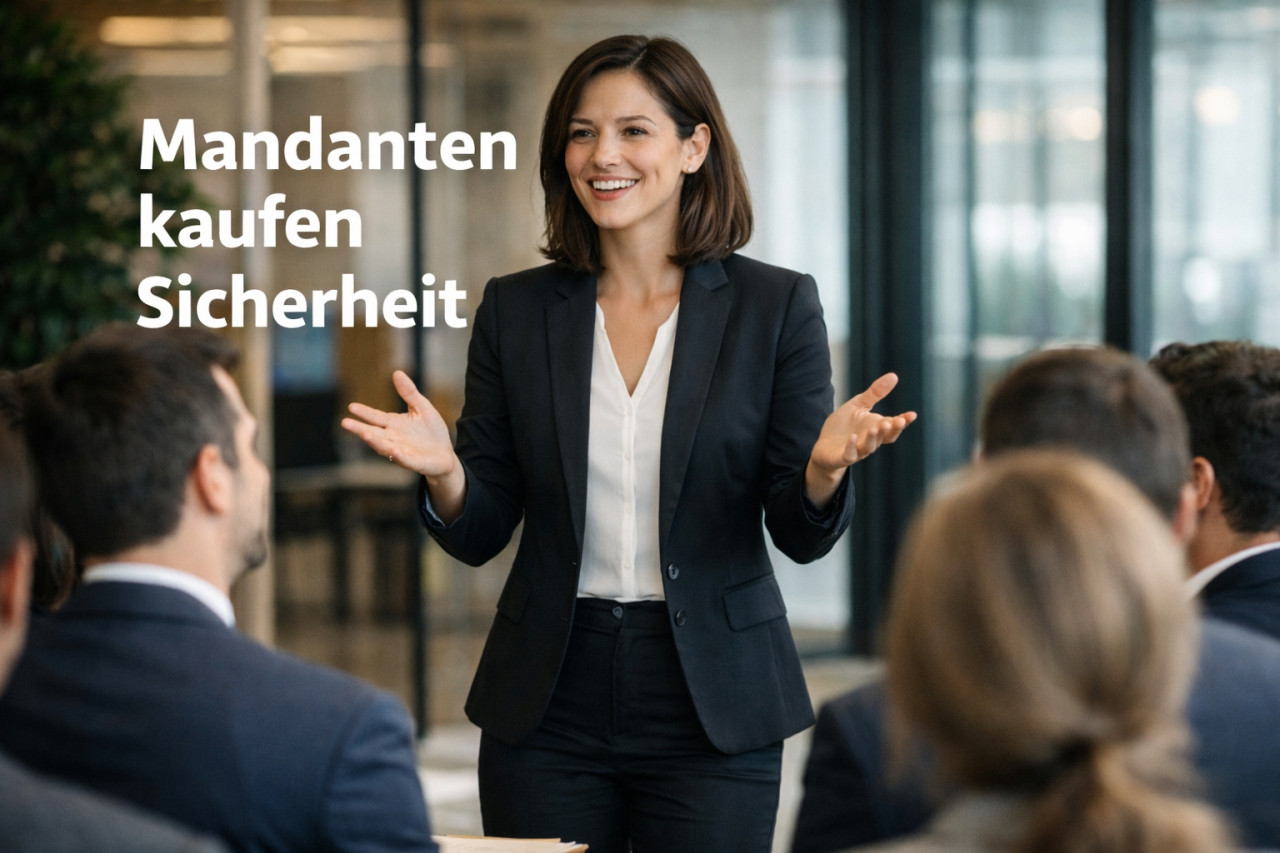 Rhetorik für Anwälte: Warum Mandanten oft nicht „Inhalt“ kaufen – sondern Sicherheit